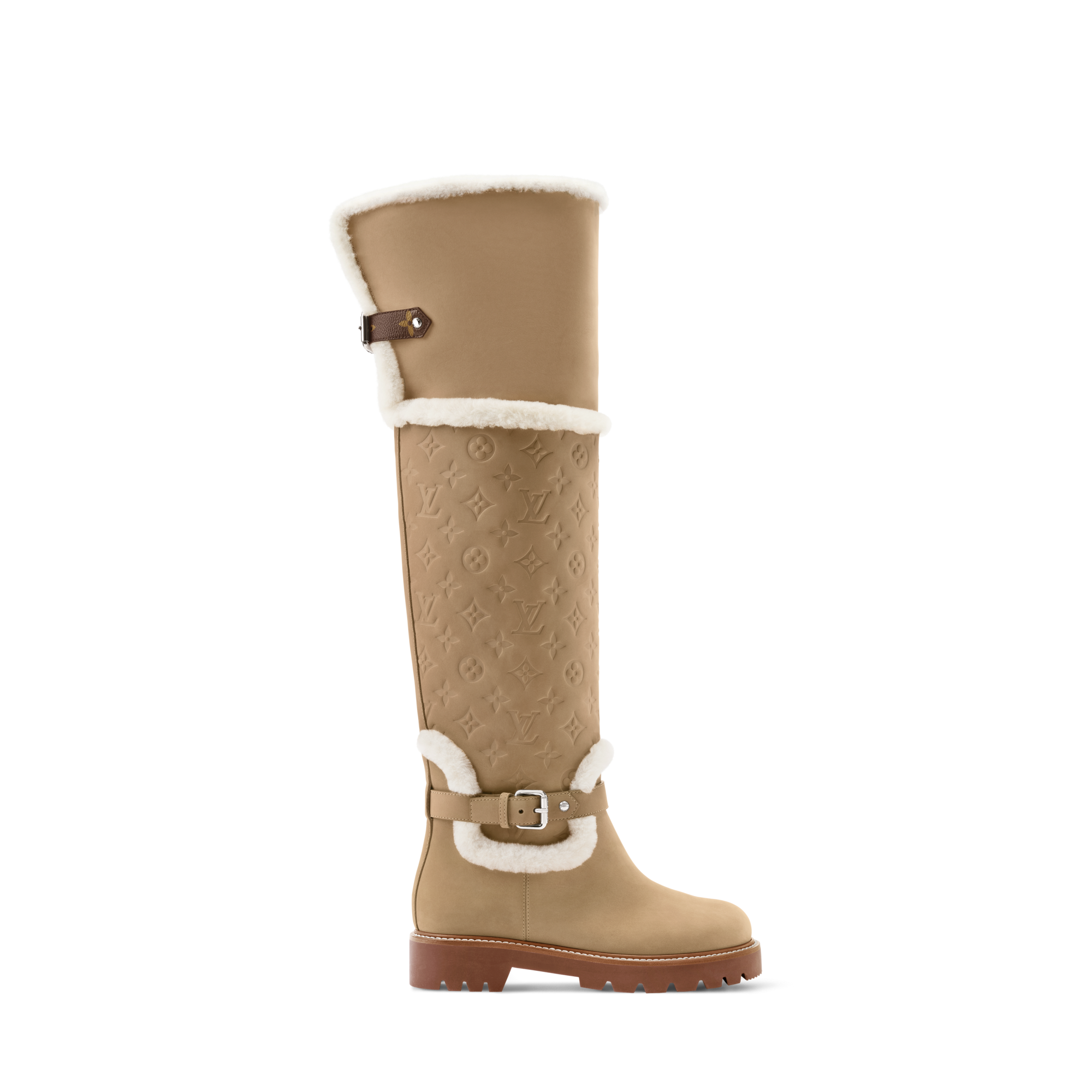Bota mosquetera plana Territory  Mujer Zapatos Botas y botines | LOUIS VUITTON (Zoom de producto)