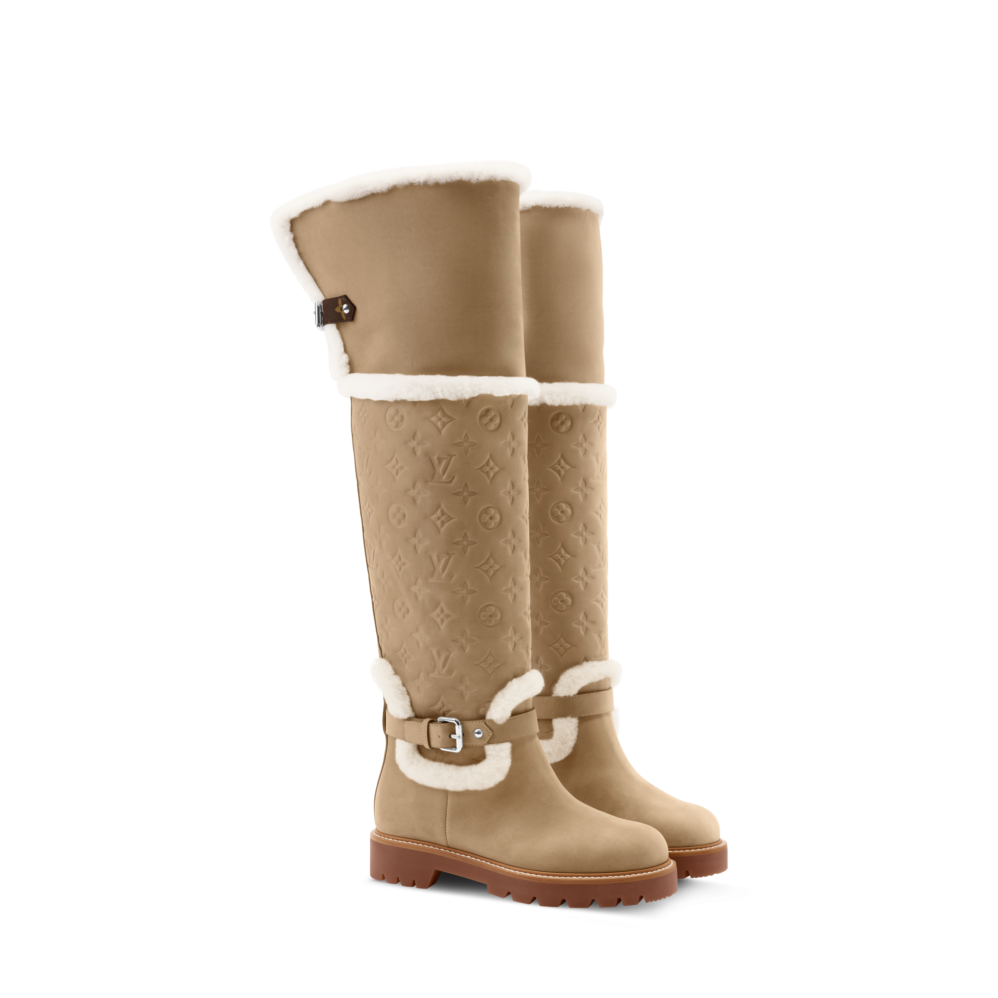 Bota mosquetera plana Territory  Mujer Zapatos Botas y botines | LOUIS VUITTON (Zoom de producto)