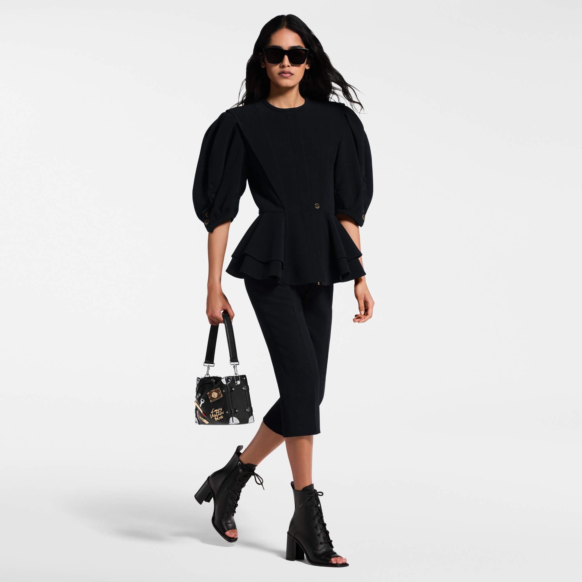 Botín Berlin con puntera abierta  Mujer Zapatos Botas y botines | LOUIS VUITTON (Zoom de producto)
