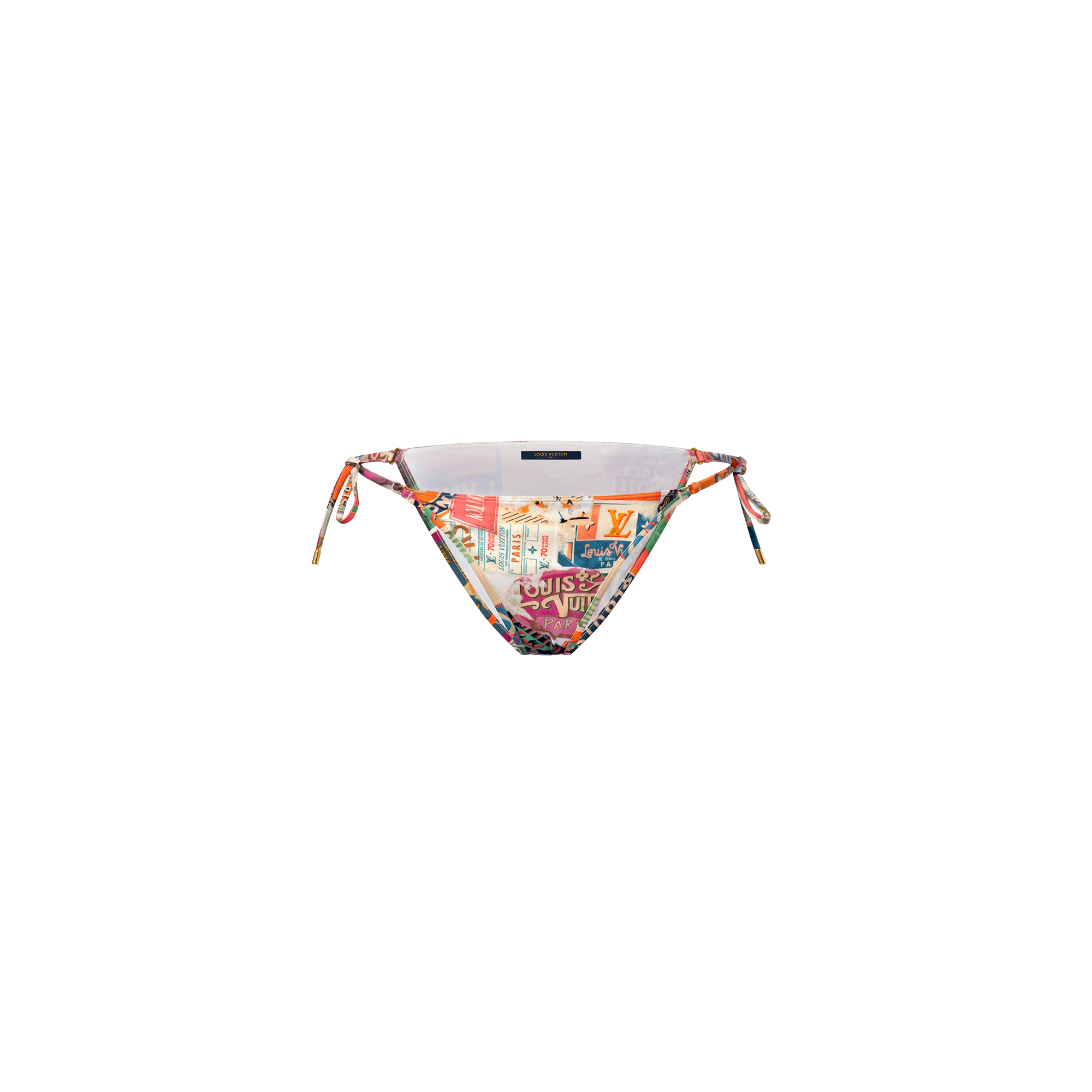 Braguita de bikini con parches de viaje  Mujer Prêt-à-Porter Trajes De Baños | LOUIS VUITTON (Zoom de producto)