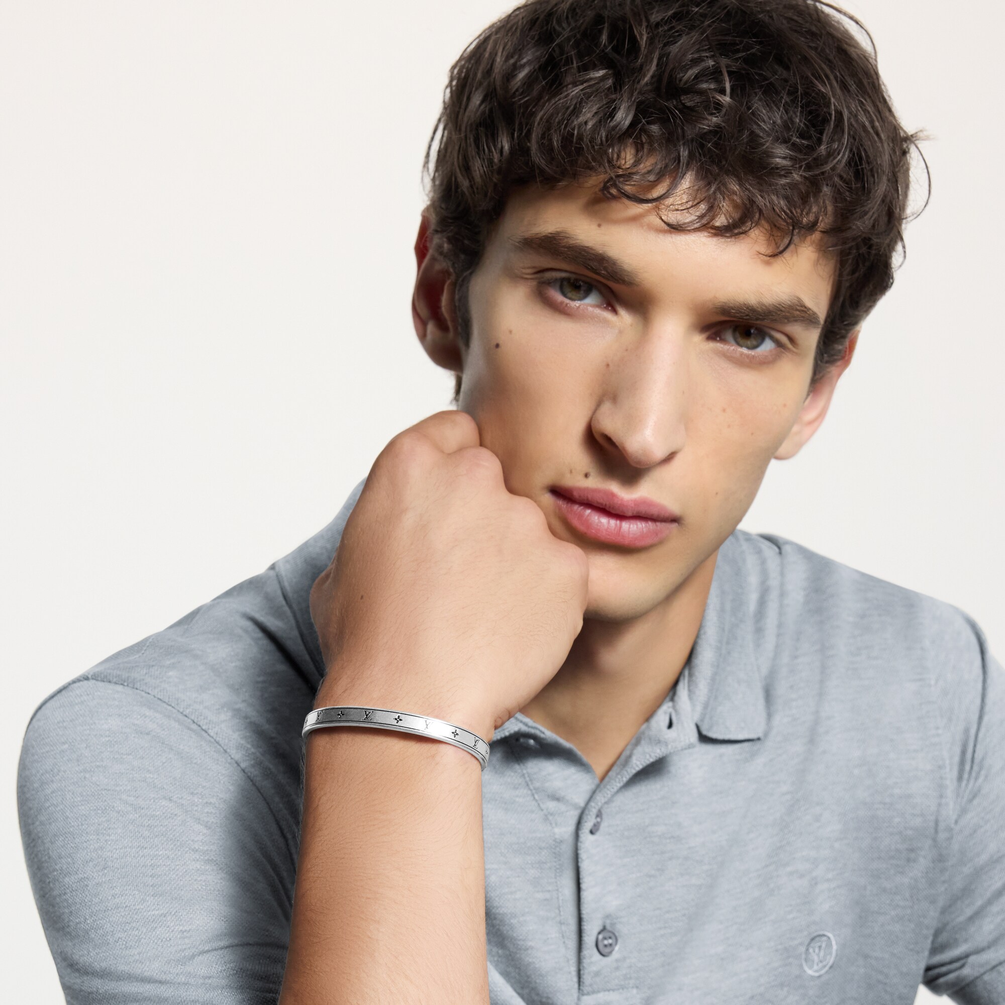 Brazalete abierto LV Spike S00 Hombre Joyería Pulseras | LOUIS VUITTON (Zoom de producto)