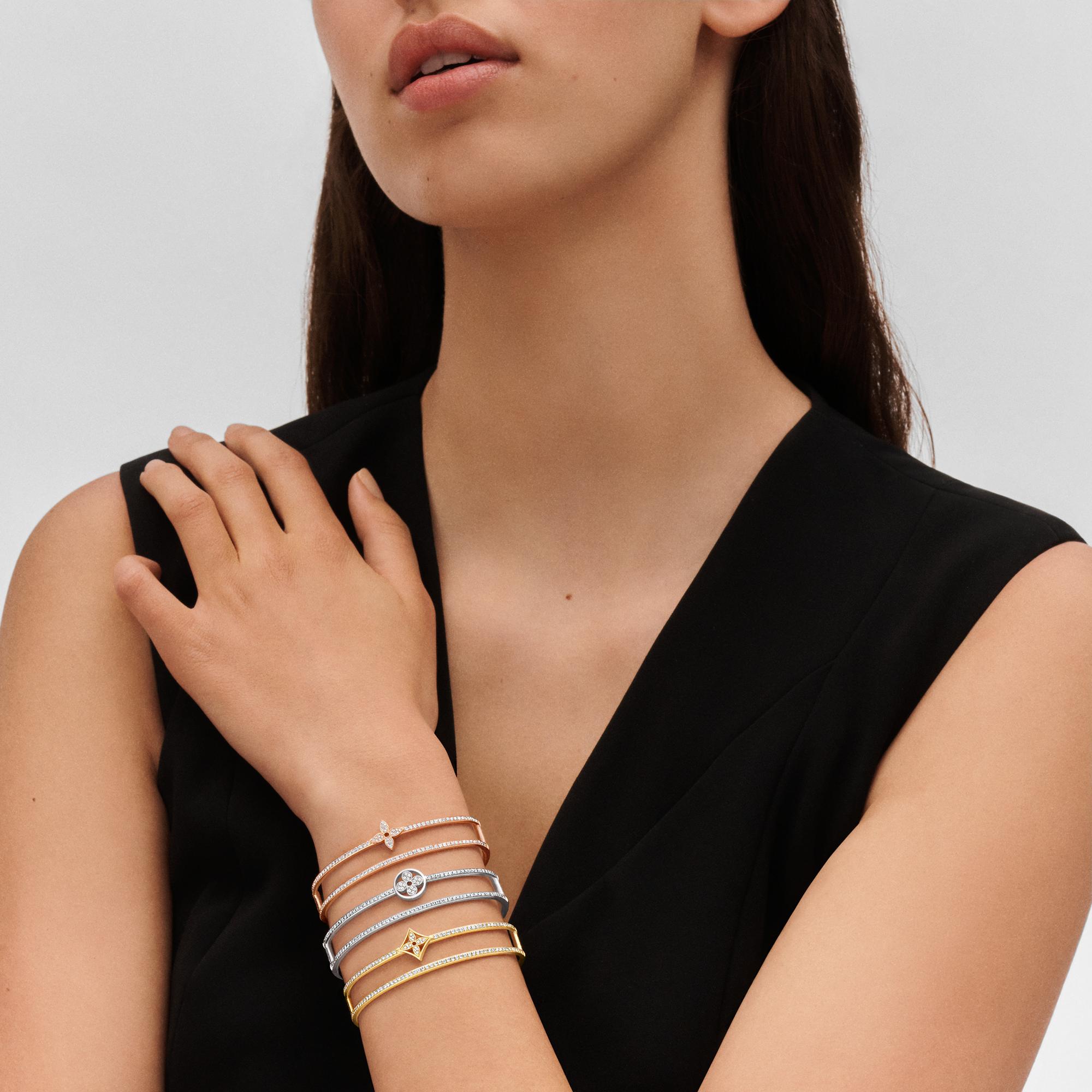 Brazalete doble Idylle Blossom de oro rosa y diamantes  Joyería Categorías Joyería | LOUIS VUITTON (Zoom de producto)