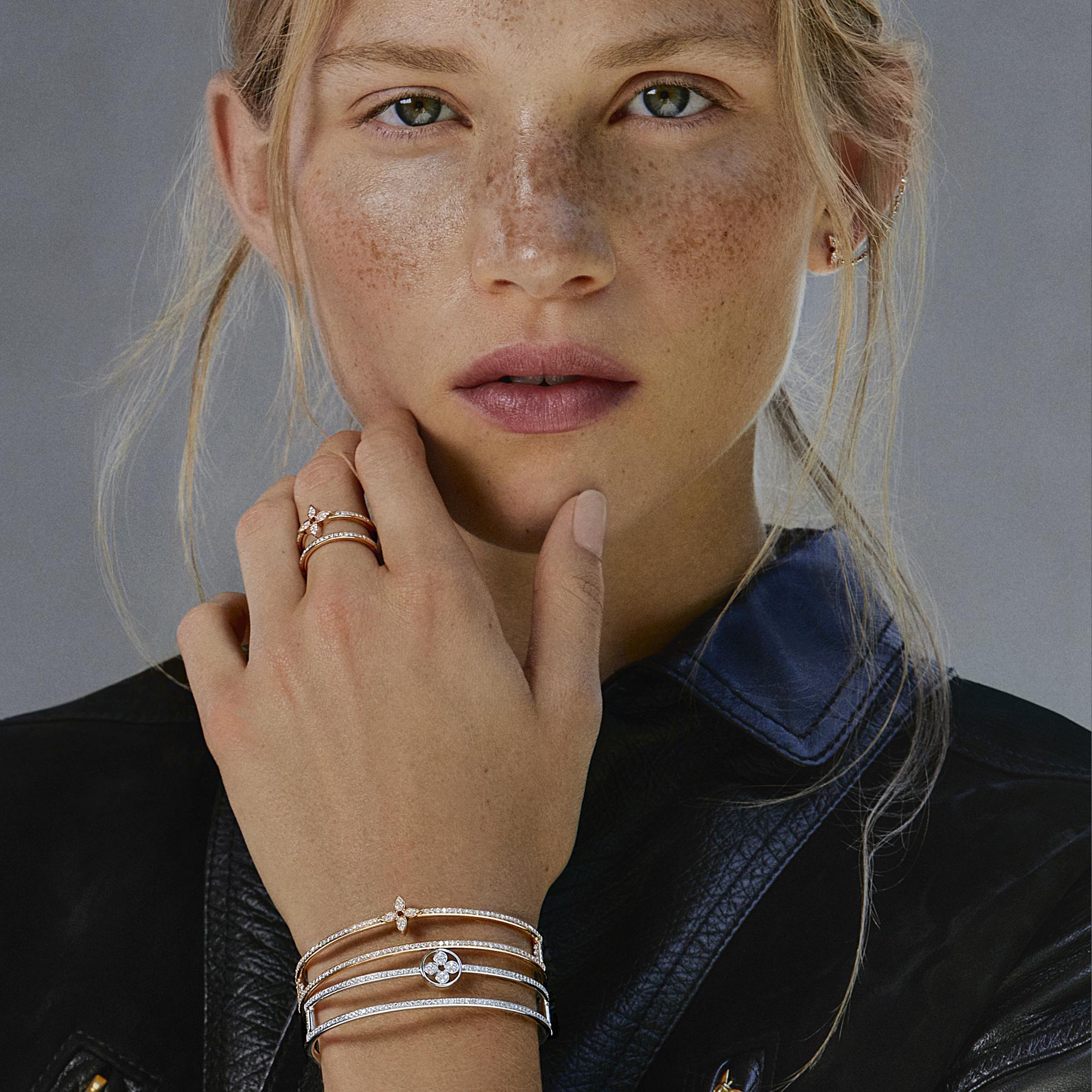 Brazalete doble Idylle Blossom de oro rosa y diamantes  Joyería Categorías Joyería | LOUIS VUITTON (Zoom de producto)
