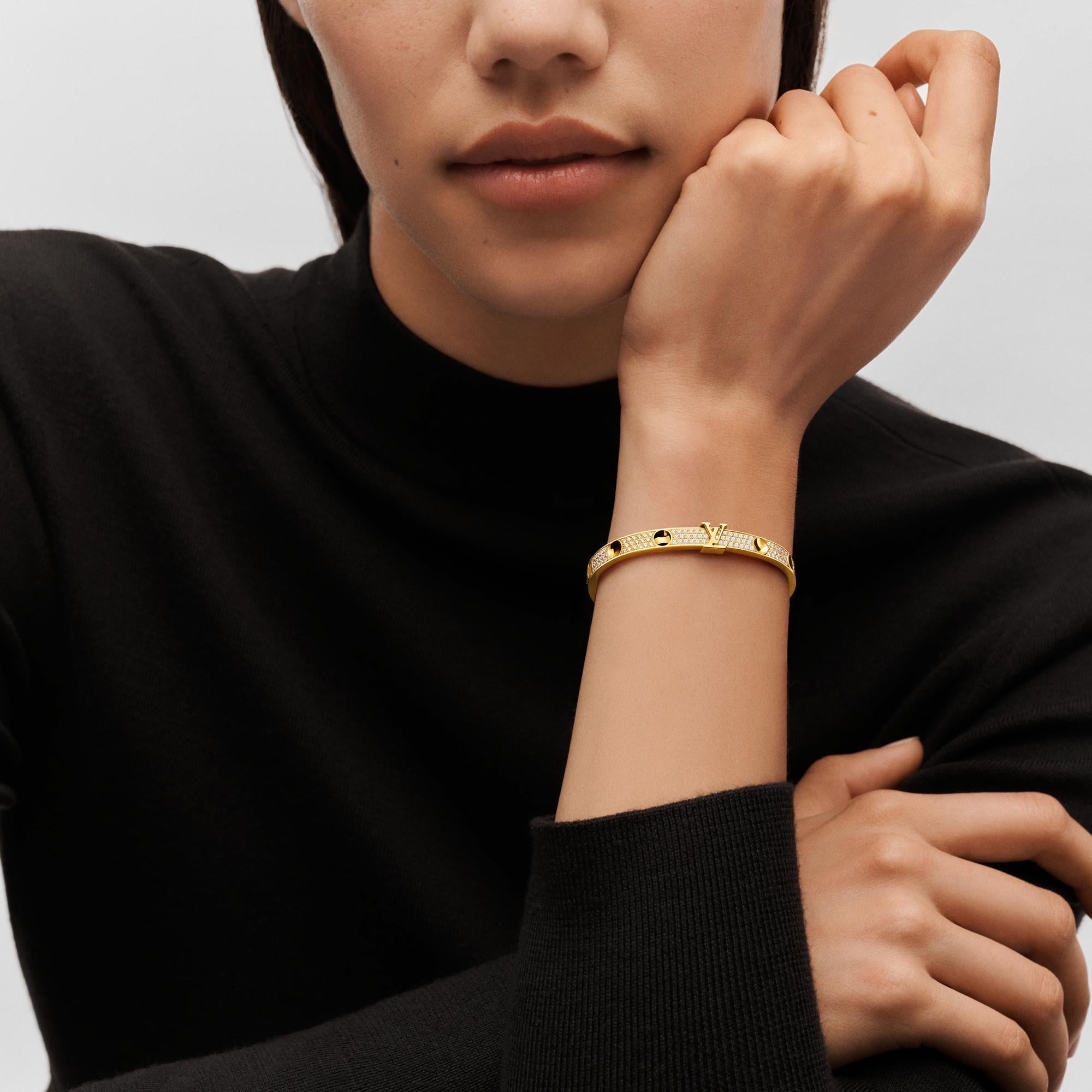 Brazalete Empreinte de oro amarillo y pavé de diamantes  Joyería Categorías Joyería | LOUIS VUITTON (Zoom de producto)