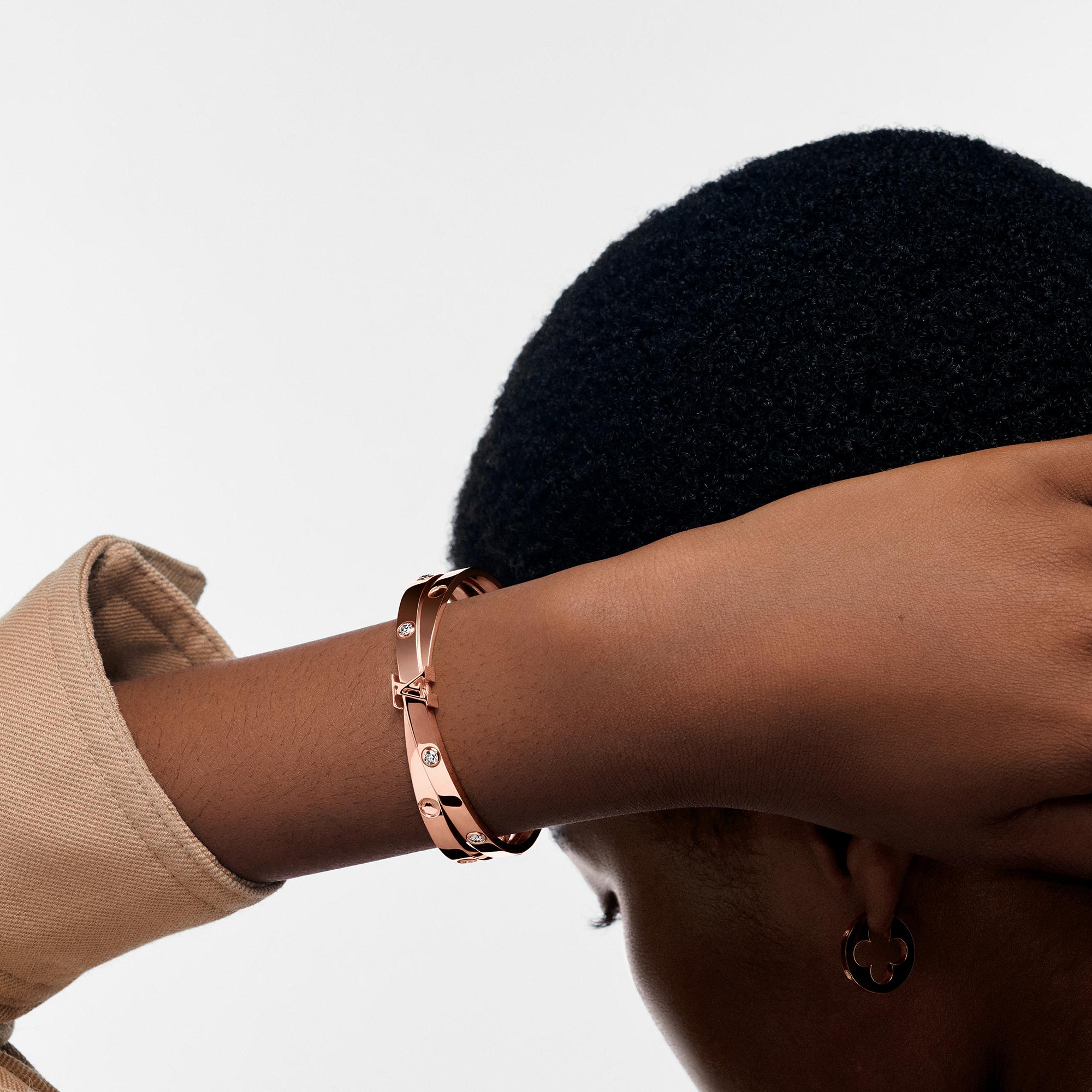 Brazalete Empreinte de oro rosa y diamantes  Joyería Categorías Pulseras | LOUIS VUITTON (Zoom de producto)