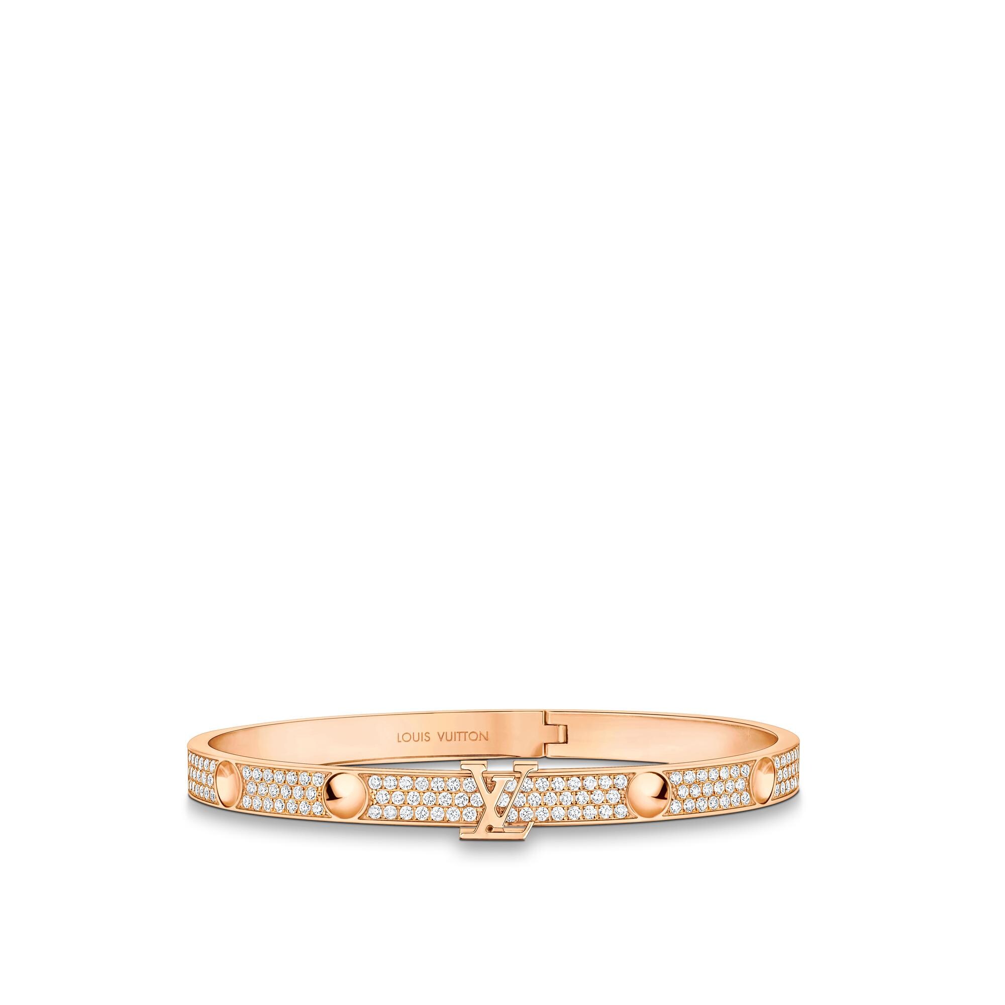 Brazalete Empreinte de oro rosa y pavé de diamantes  Joyería Categorías Joyería | LOUIS VUITTON (Zoom de producto)