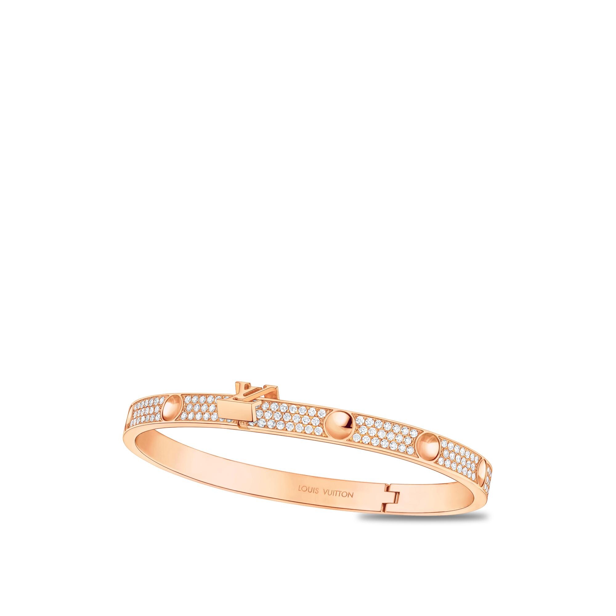 Brazalete Empreinte de oro rosa y pavé de diamantes  Joyería Categorías Joyería | LOUIS VUITTON (Zoom de producto)