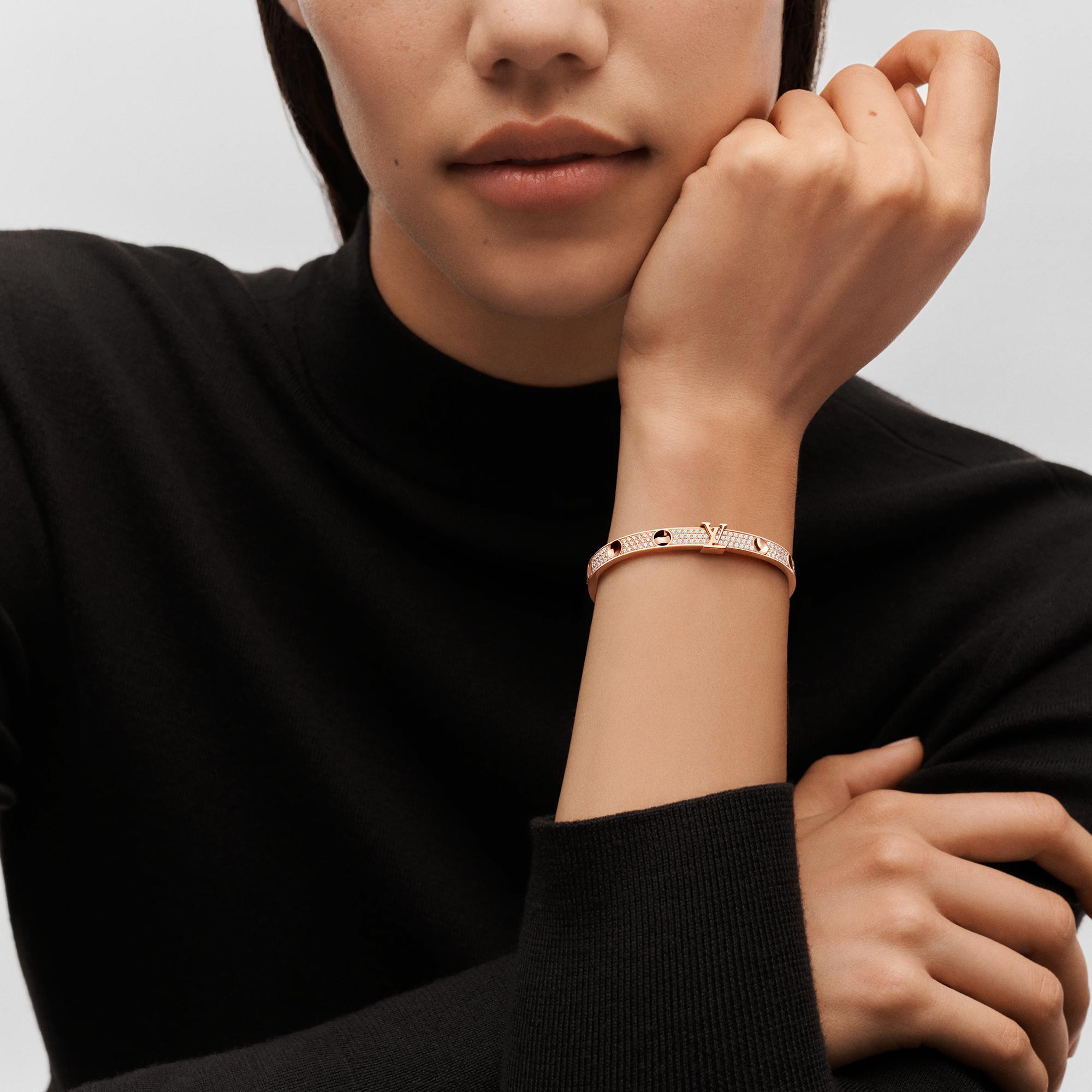 Brazalete Empreinte de oro rosa y pavé de diamantes  Joyería Categorías Joyería | LOUIS VUITTON (Zoom de producto)
