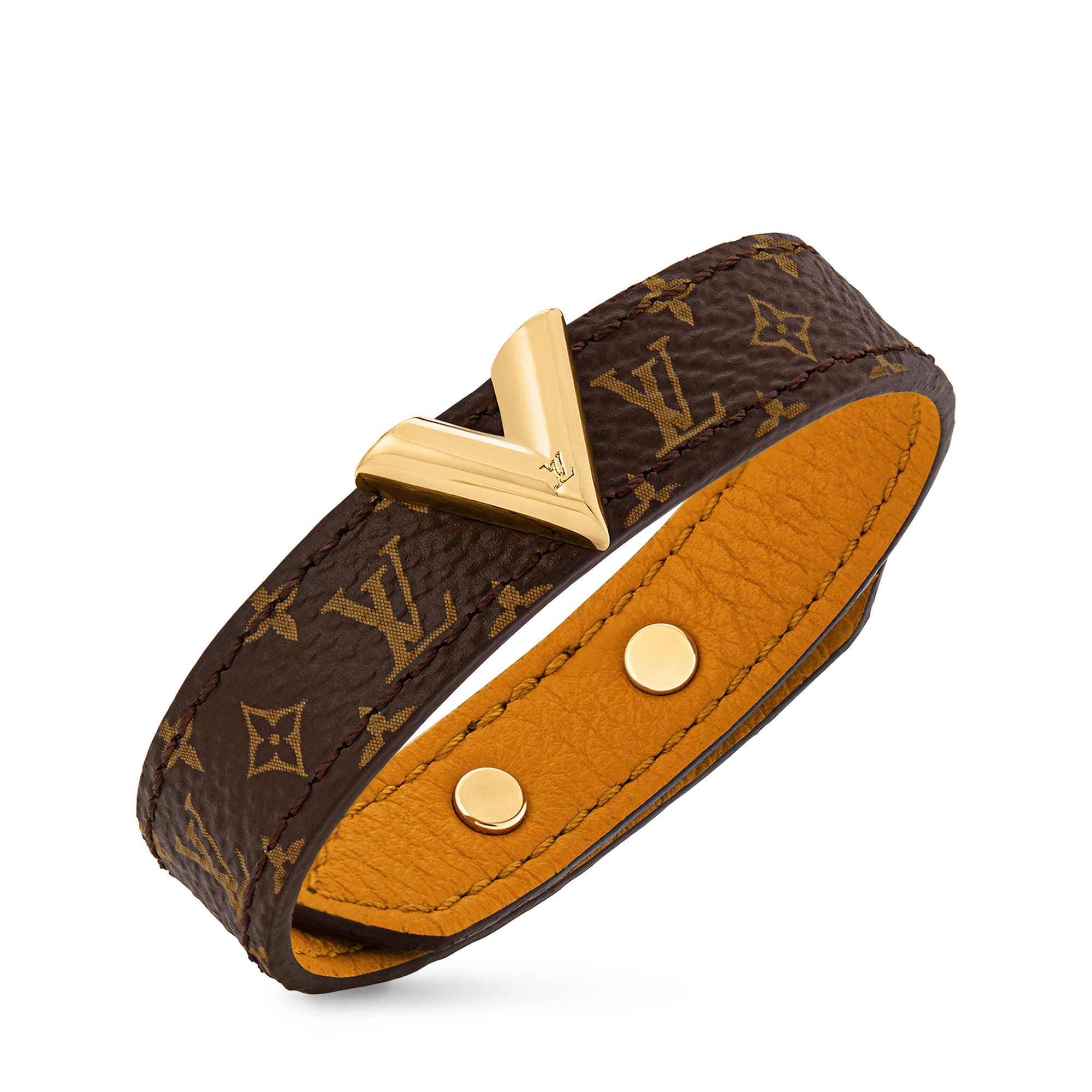 Brazalete Essential V Autres Toiles Monogram Mujer Accesorios Pulseras de Piel | LOUIS VUITTON (Zoom de producto)