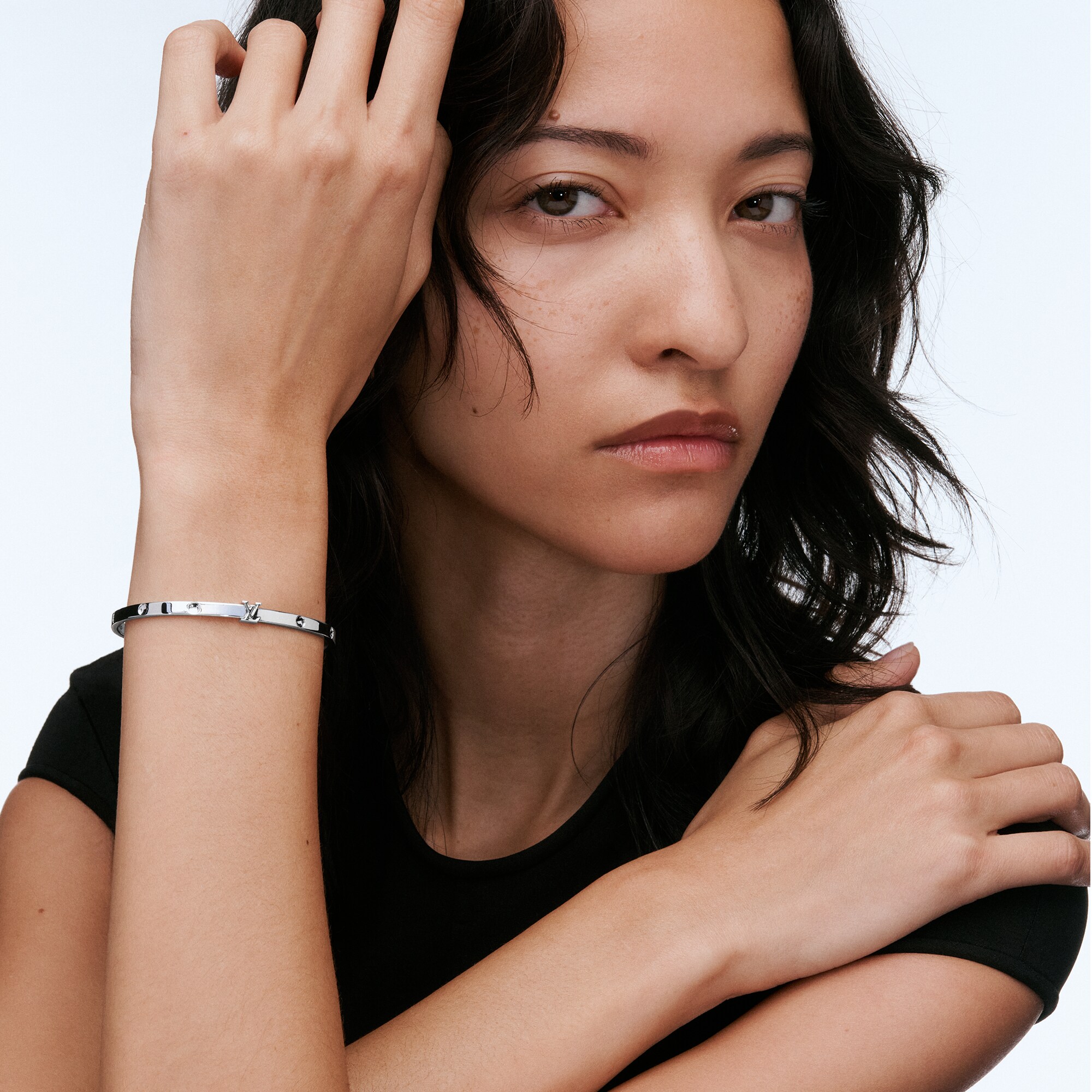 Brazalete fino Empreinte de oro blanco  Joyería Categorías Pulseras | LOUIS VUITTON (Zoom de producto)