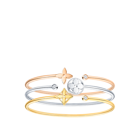 Brazalete Idylle Blossom Twist de oro blanco Joyería Categorías Joyería | LOUIS VUITTON (Zoom de producto)