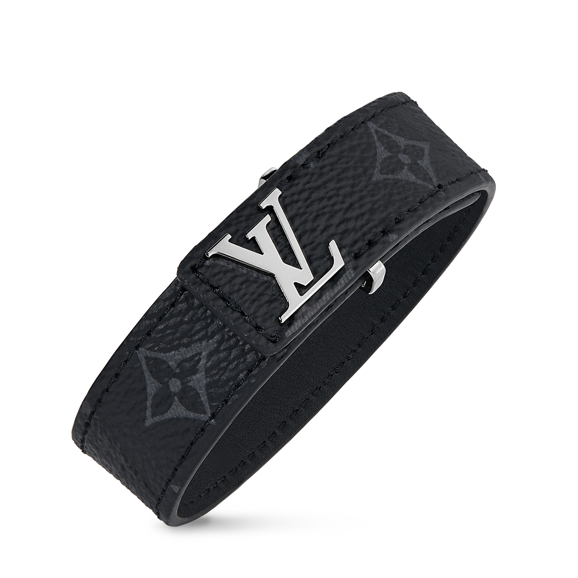 Brazalete LV Slim Lona Monogram Eclipse Hombre Joyería Toda la bisutería | LOUIS VUITTON (Zoom de producto)