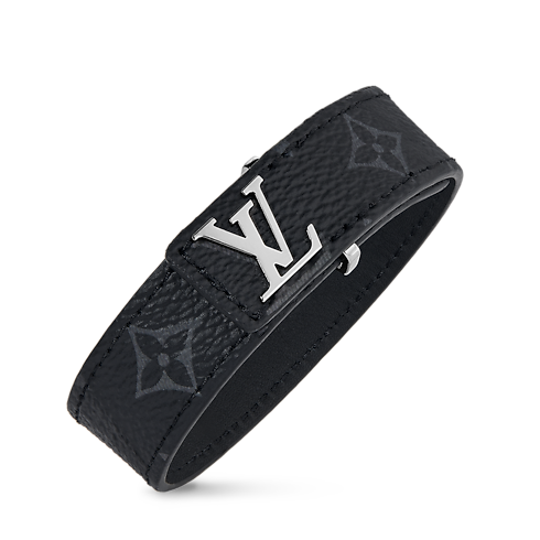 Brazalete LV Slim Lona Monogram Eclipse Hombre Joyería Toda la bisutería | LOUIS VUITTON (Zoom de producto)