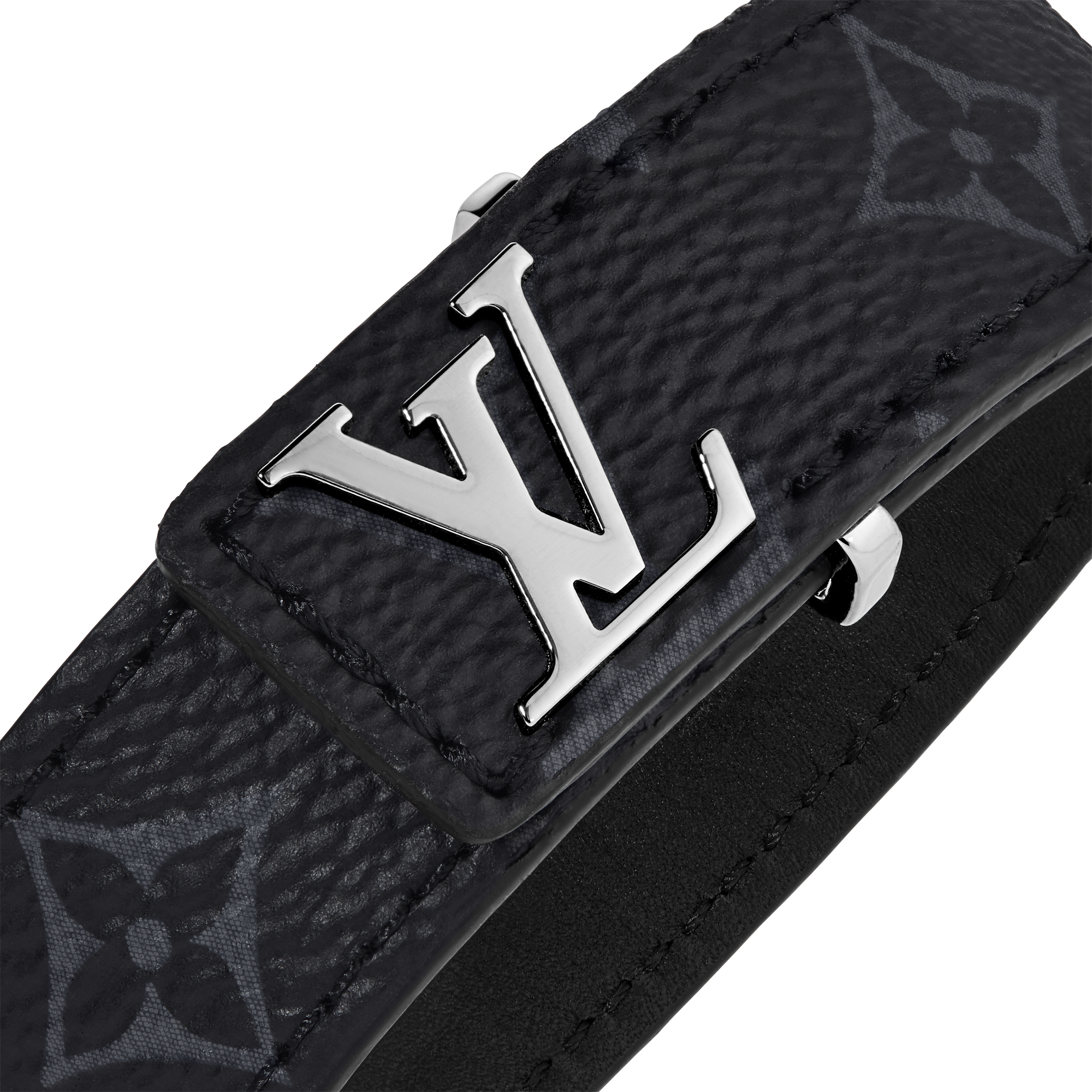 Brazalete LV Slim Lona Monogram Eclipse Hombre Joyería Toda la bisutería | LOUIS VUITTON (Zoom de producto)