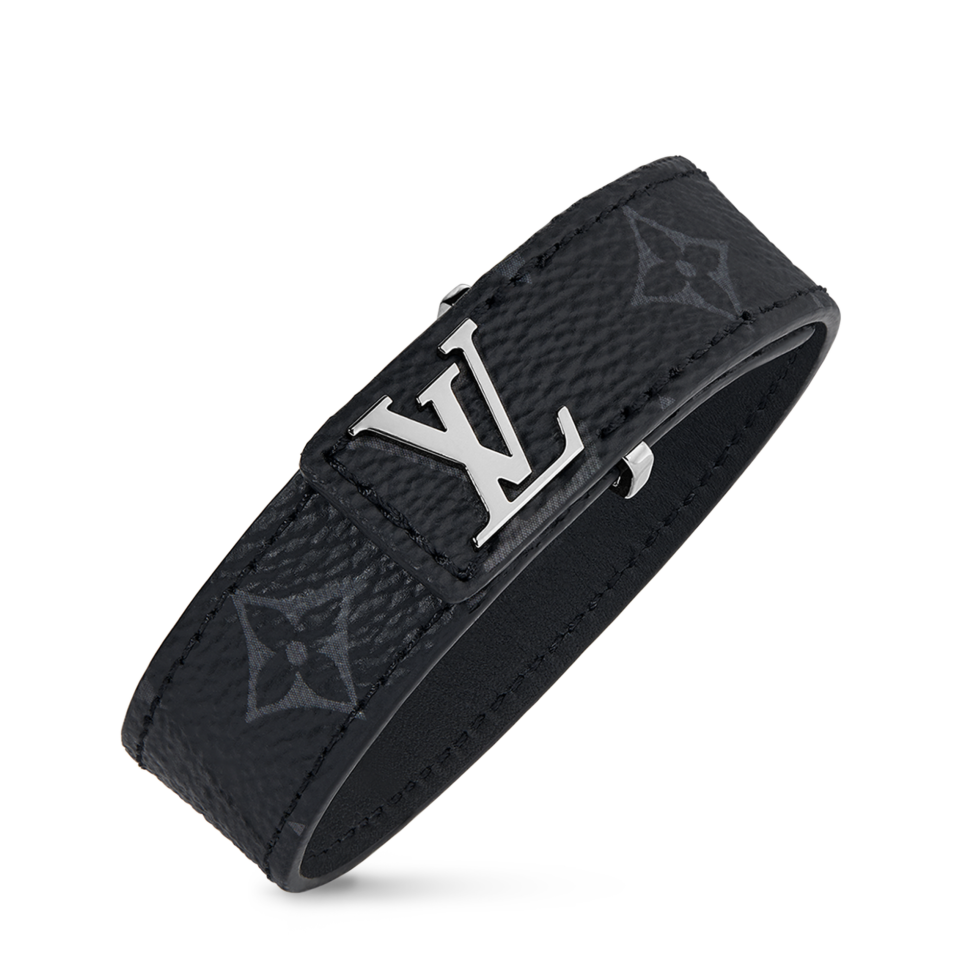 Brazalete LV Slim Lona Monogram Eclipse Hombre Joyería Toda la bisutería | LOUIS VUITTON (Zoom de producto)