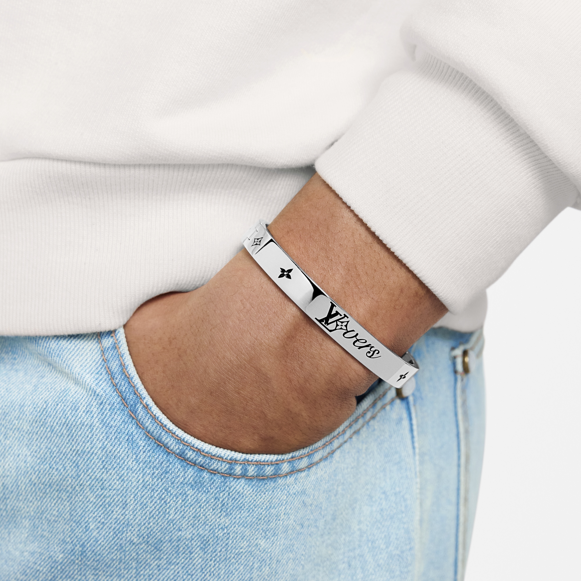 Brazalete LV Vers S00 Hombre Joyería Pulseras | LOUIS VUITTON (Zoom de producto)