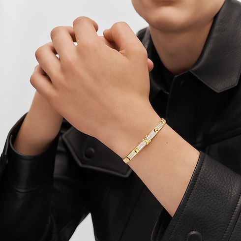 Brazalete mediano Empreinte de oro amarillo y diamantes Joyería Categorías Joyería | LOUIS VUITTON (Zoom de producto)