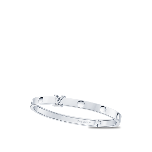 Brazalete mediano Empreinte de oro blanco Les Extraordinaires Joyería Pulseras | LOUIS VUITTON (Zoom de producto)