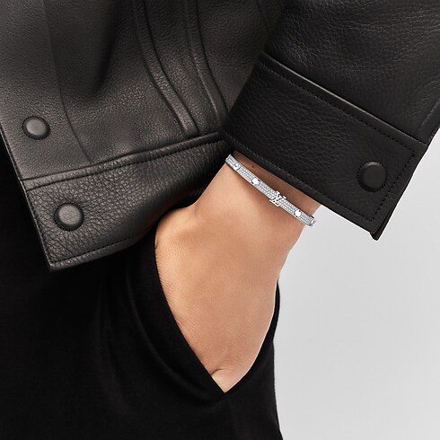 Brazalete mediano Empreinte de oro blanco y diamantes Joyería Categorías Joyería | LOUIS VUITTON (Zoom de producto)