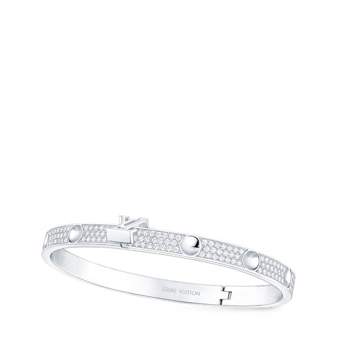 Brazalete mediano Empreinte de oro blanco y diamantes Joyería Categorías Joyería | LOUIS VUITTON (Zoom de producto)