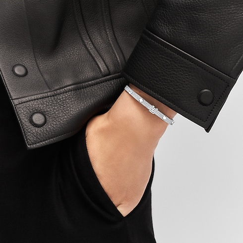 Brazalete mediano Empreinte de oro blanco y diamantes Joyería Categorías Joyería | LOUIS VUITTON (Zoom de producto)