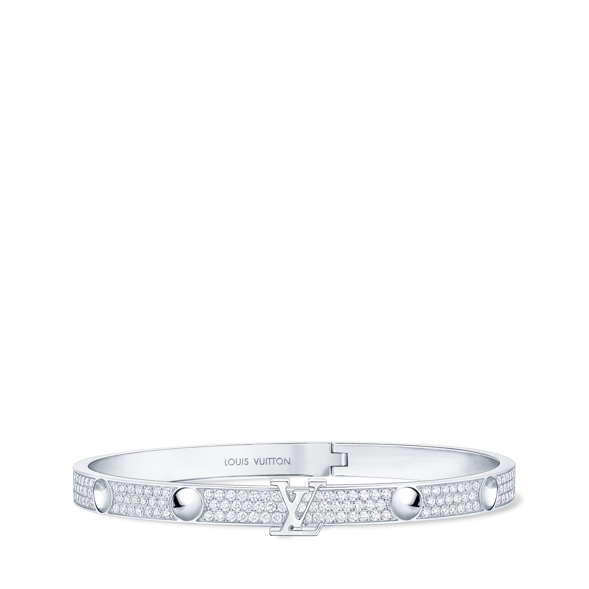 Brazalete mediano Empreinte de oro blanco y diamantes  Joyería Categorías Joyería | LOUIS VUITTON (Zoom de producto)
