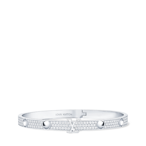 Brazalete mediano Empreinte de oro blanco y diamantes Joyería Categorías Joyería | LOUIS VUITTON (Zoom de producto)