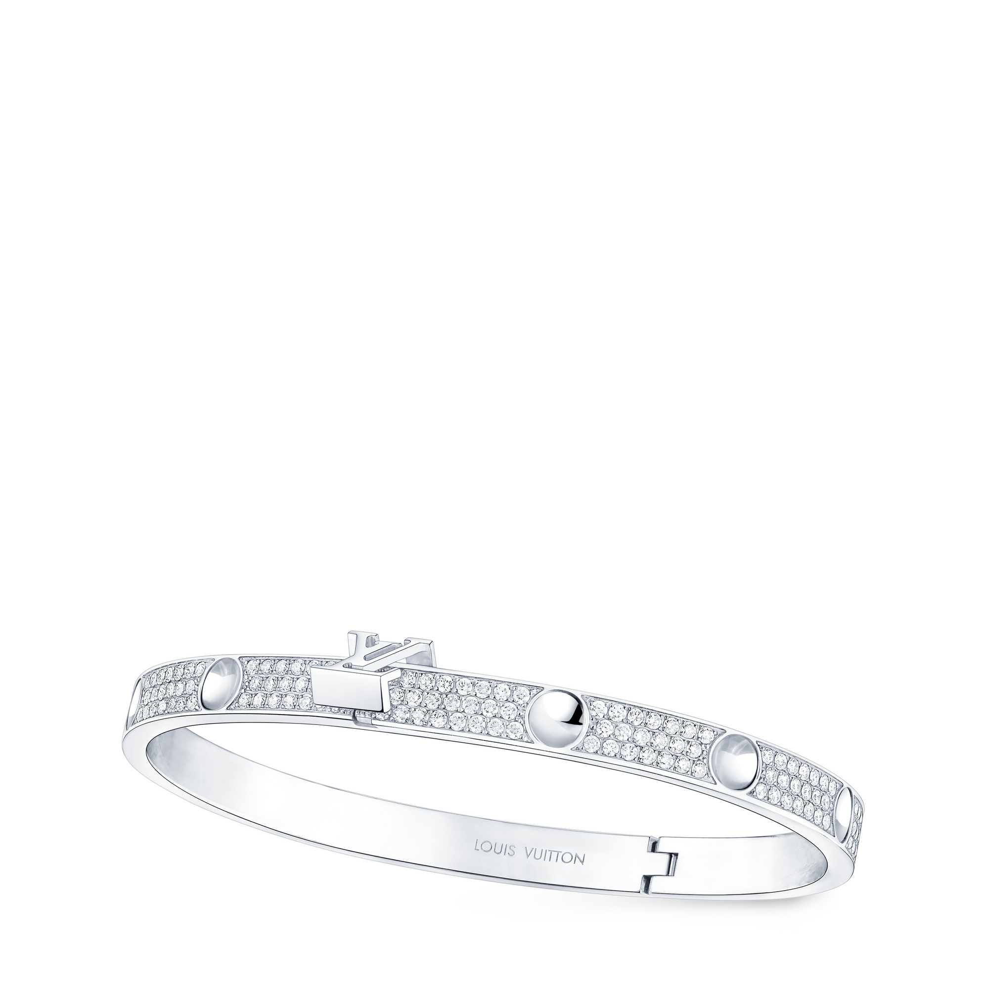 Brazalete mediano Empreinte de oro blanco y diamantes  Joyería Categorías Joyería | LOUIS VUITTON (Zoom de producto)