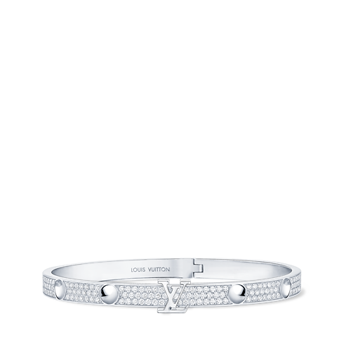 Brazalete mediano Empreinte de oro blanco y diamantes Joyería Categorías Joyería | LOUIS VUITTON (Zoom de producto)