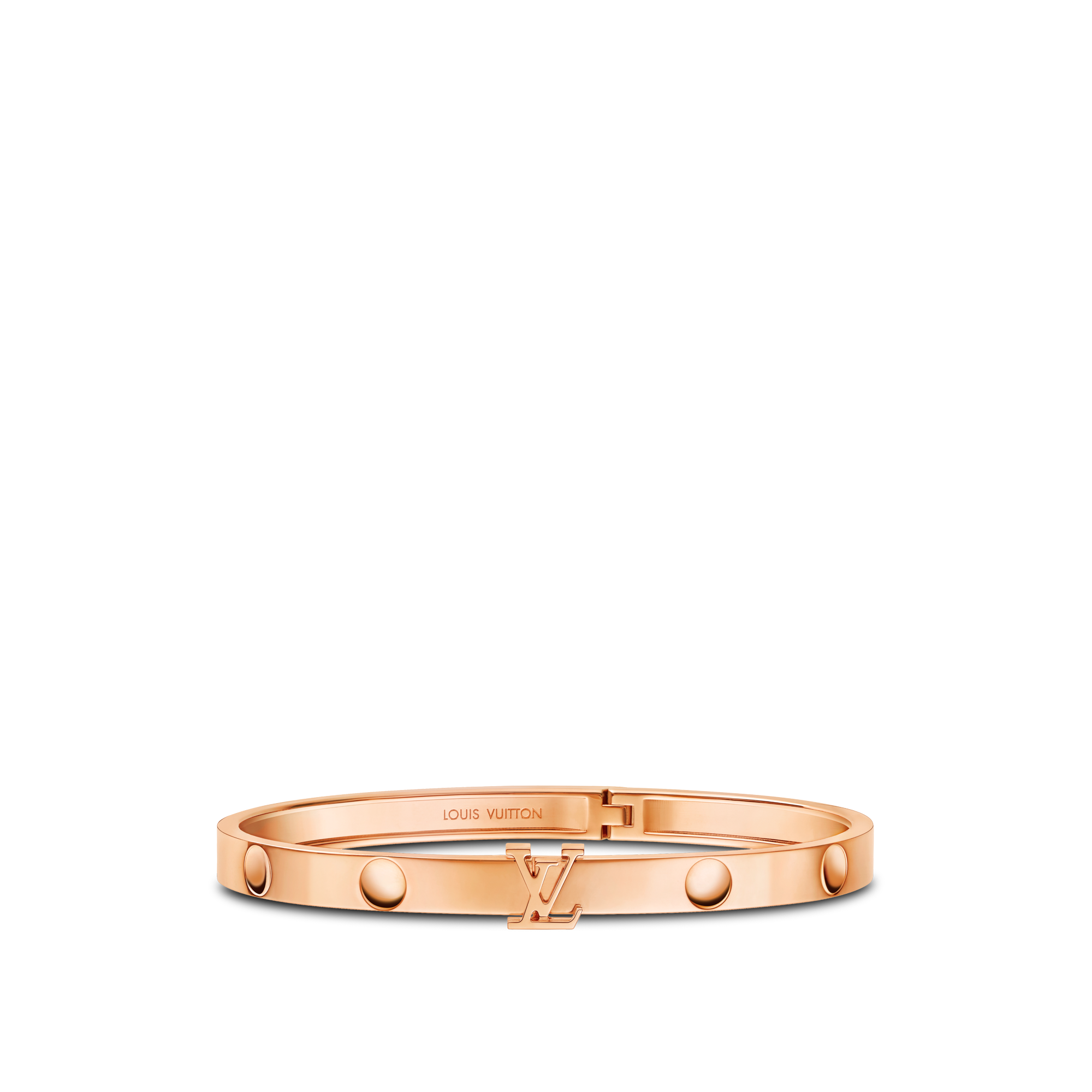 Brazalete mediano Empreinte de oro rosa  Les Extraordinaires Joyería Pulseras | LOUIS VUITTON (Zoom de producto)