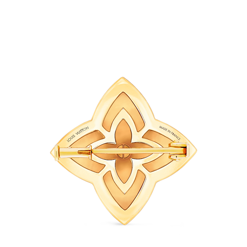 Broche Ever Blossom de oro amarillo, ónix y diamantes Joyería Categorías Joyería | LOUIS VUITTON (Zoom de producto)