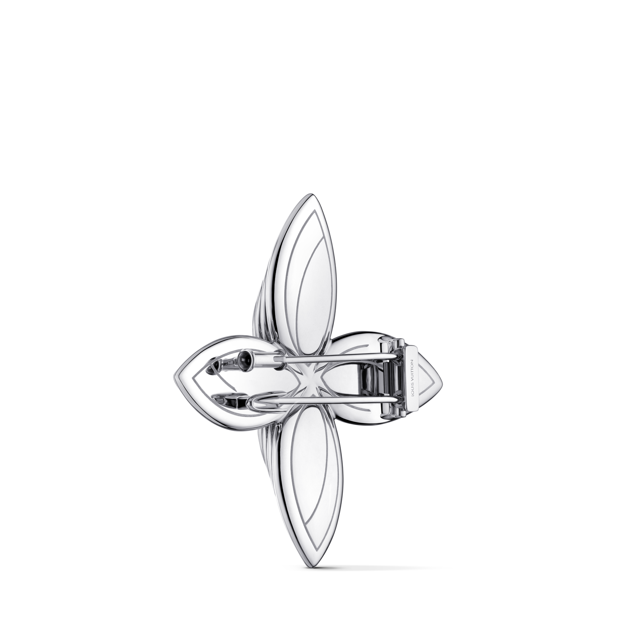 Broche Idylle Blossom de oro blanco y diamantes  Les Extraordinaires Joyería Otros | LOUIS VUITTON (Zoom de producto)