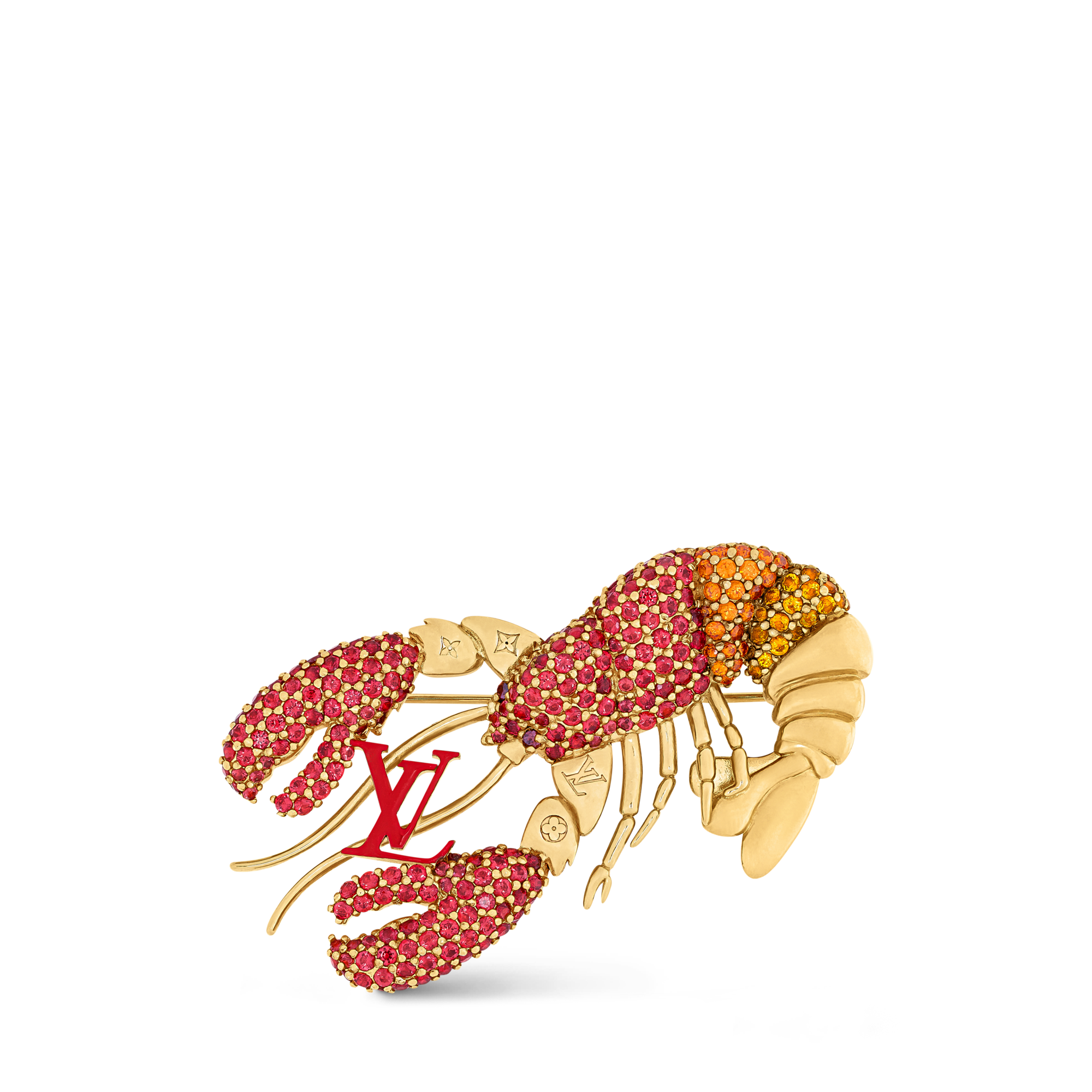 Broche LV Lobster S00 Hombre Joyería Toda la bisutería | LOUIS VUITTON (Zoom de producto)