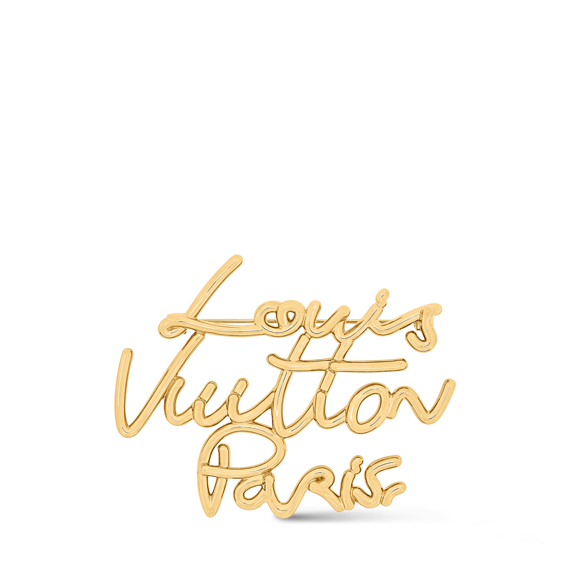Broche LV Script S00 Mujer Bisutería Toda la bisutería | LOUIS VUITTON (Zoom de producto)
