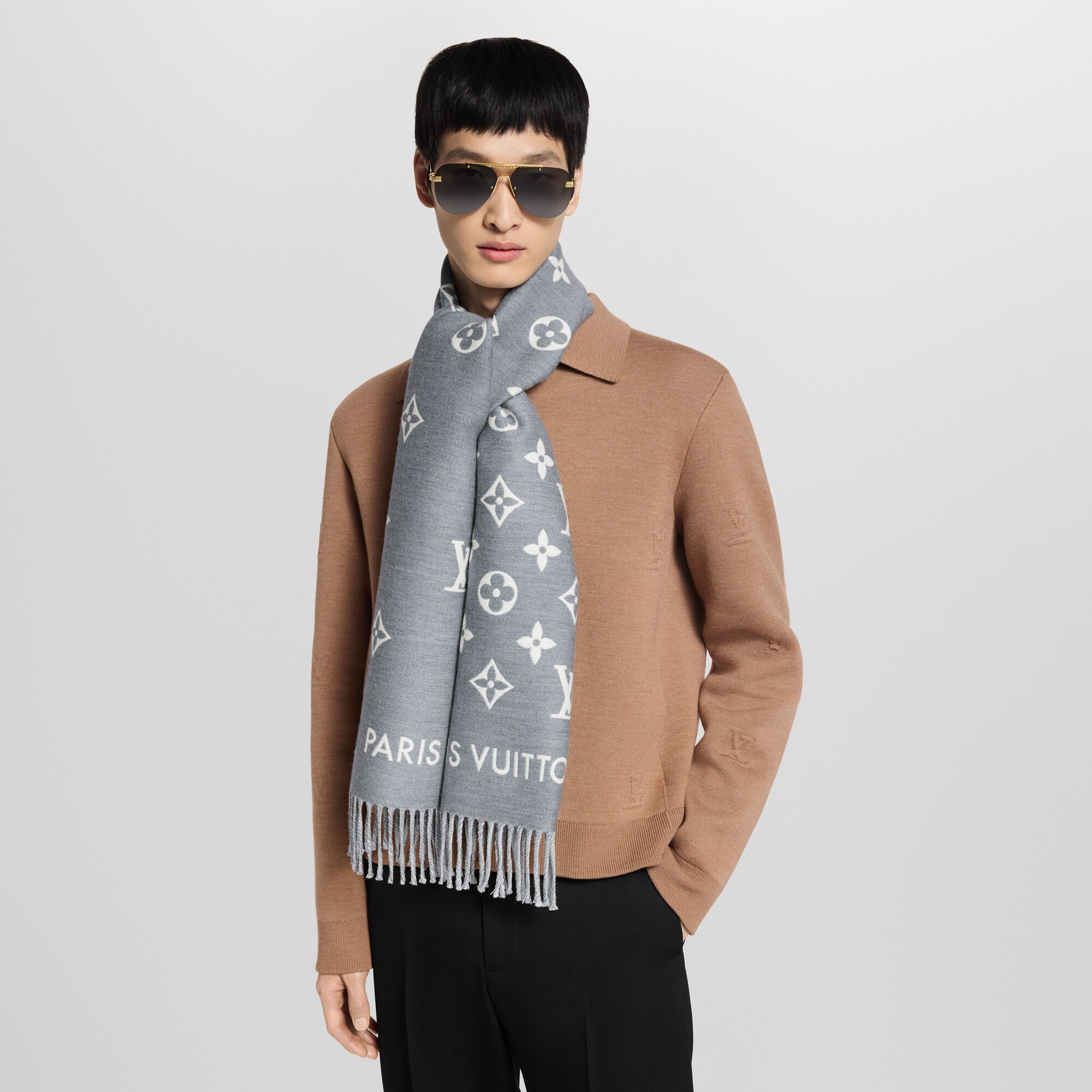 Bufanda All About Monogram S00 Hombre Accesorios Bufandas | LOUIS VUITTON (Zoom de producto)