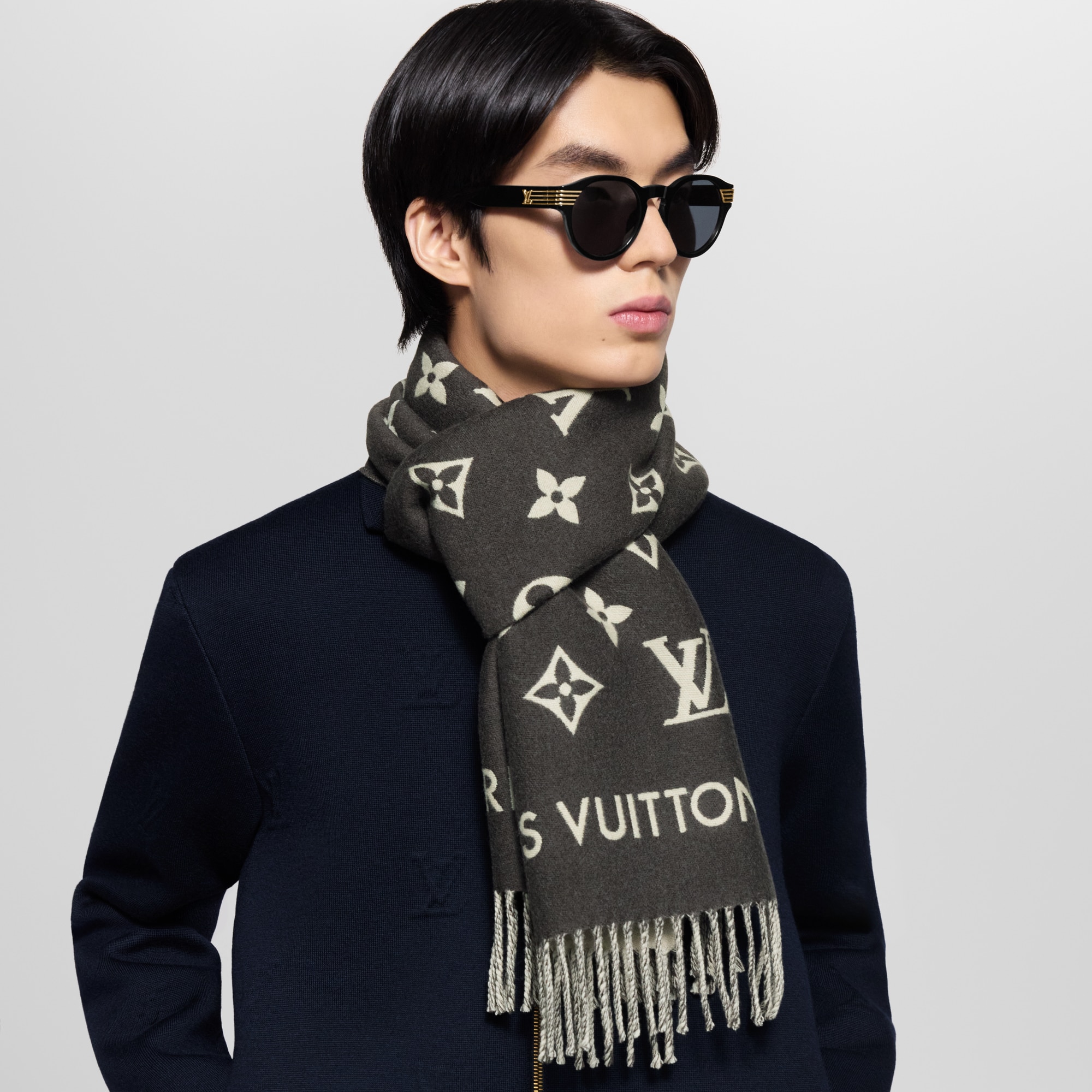 Bufanda All About Monogram S00 Hombre Accesorios Bufandas | LOUIS VUITTON (Zoom de producto)