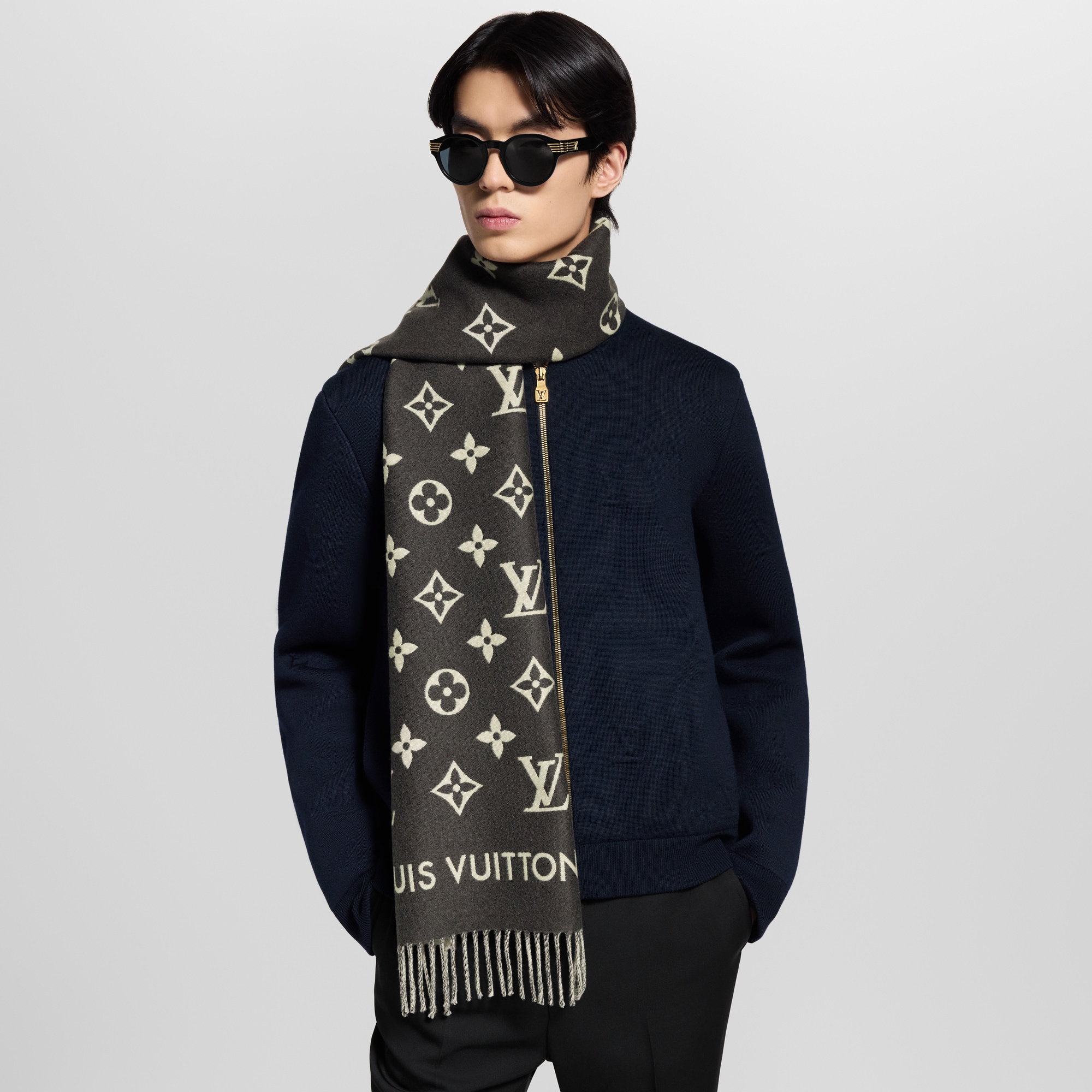 Bufanda All About Monogram S00 Hombre Accesorios Bufandas | LOUIS VUITTON (Zoom de producto)