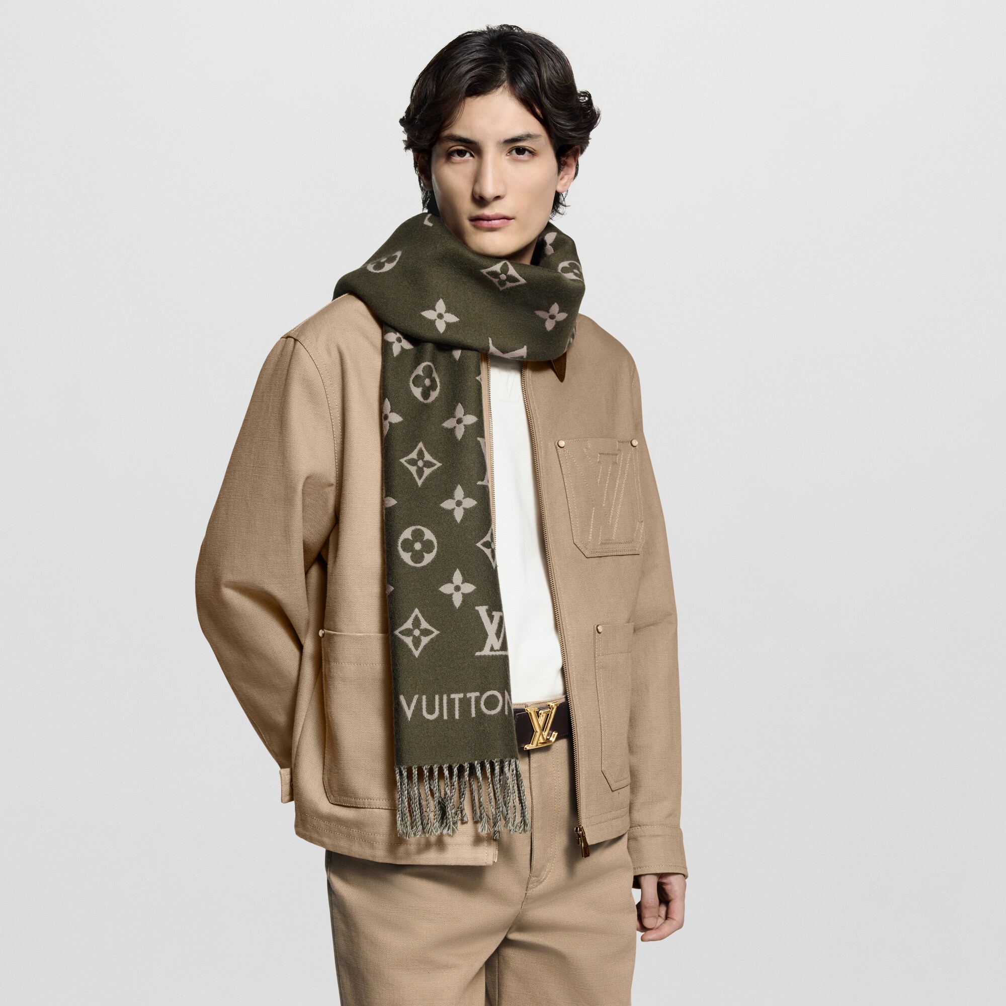 Bufanda All About Monogram S00 Hombre Accesorios Bufandas | LOUIS VUITTON (Zoom de producto)