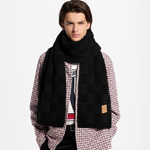 Bufanda Damier Cloud S00 Hombre Accesorios Bufandas | LOUIS VUITTON (Zoom de producto)