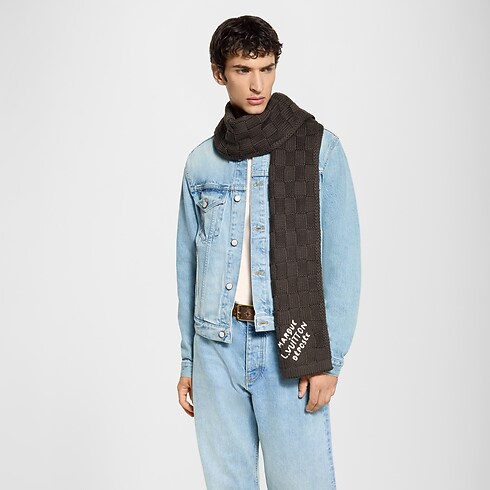 Bufanda Damier Snug S00 Hombre Accesorios Bufandas | LOUIS VUITTON (Zoom de producto)