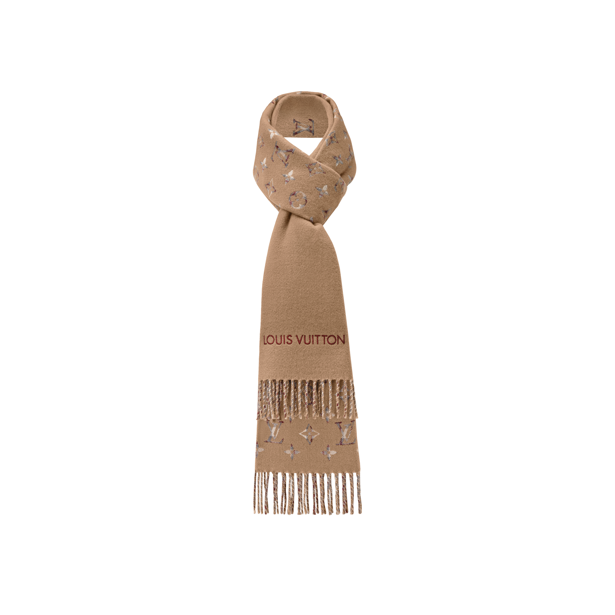 Bufanda de cuadros Monogram Gradient S00 Hombre Accesorios Bufandas | LOUIS VUITTON (Zoom de producto)