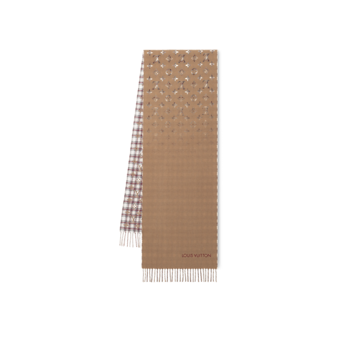 Bufanda de cuadros Monogram Gradient S00 Hombre Accesorios Bufandas | LOUIS VUITTON (Zoom de producto)