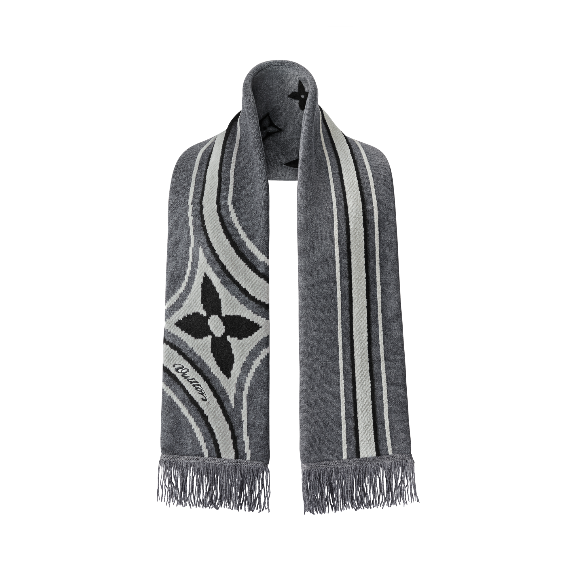 Bufanda Graphic Flower S00 Hombre Accesorios Bufandas | LOUIS VUITTON (Zoom de producto)