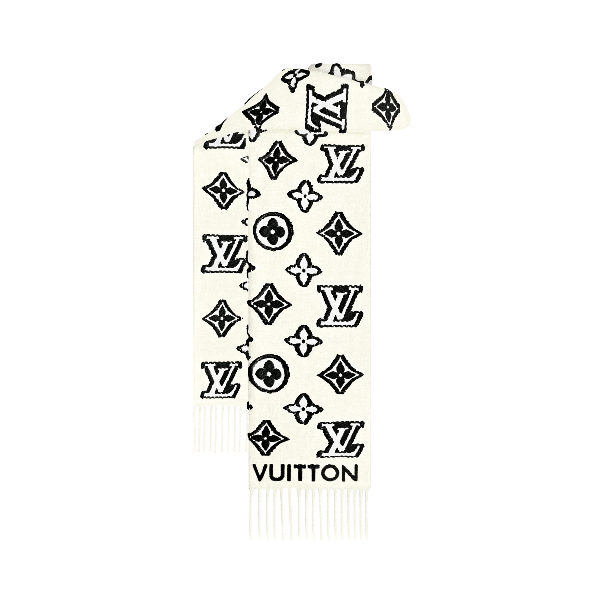 Bufanda LV 3D S00 Mujer Accesorios Bufandas | LOUIS VUITTON (Zoom de producto)