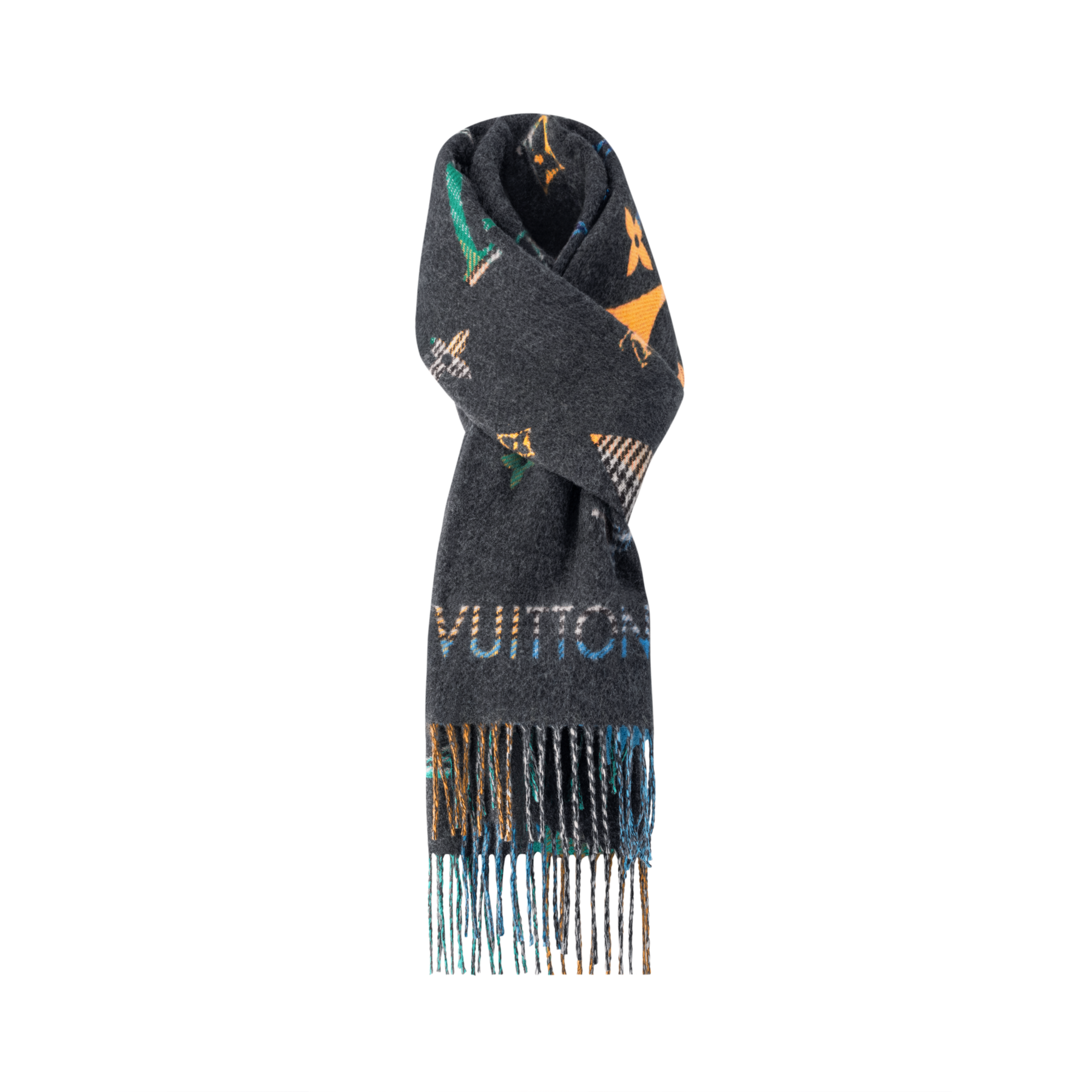 Bufanda LV Galaxy Tartan S00 Hombre Accesorios Bufandas | LOUIS VUITTON (Zoom de producto)