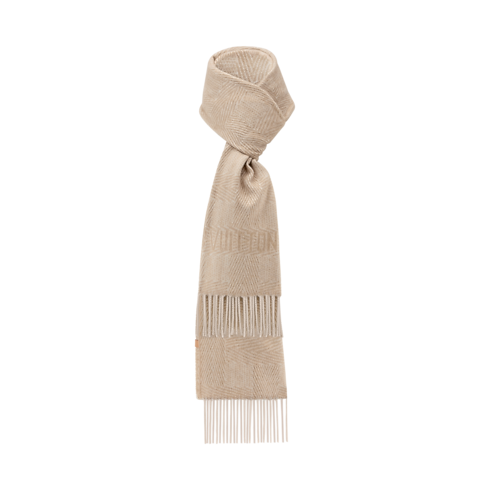 Bufanda LV Malletier S00 Hombre Accesorios Bufandas | LOUIS VUITTON (Zoom de producto)