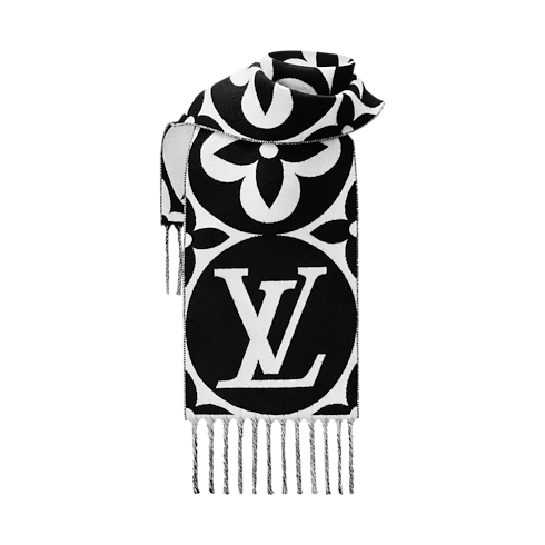 Bufanda LV Medallion S00 Mujer Accesorios Bufandas | LOUIS VUITTON (Zoom de producto)