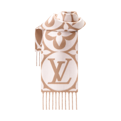 Bufanda LV Medallion S00 Mujer Accesorios Bufandas | LOUIS VUITTON (Zoom de producto)