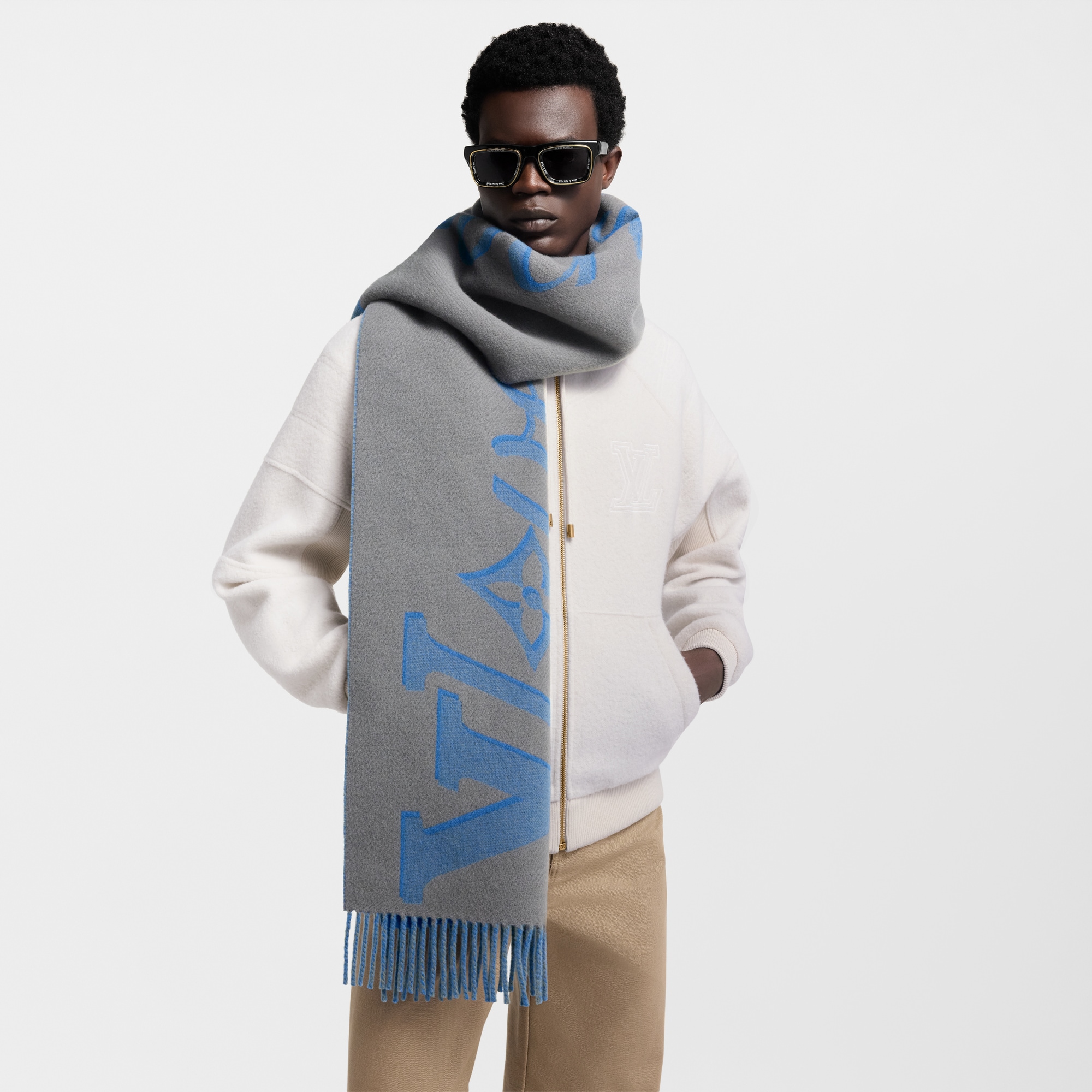 Bufanda LV Vers S00 Hombre Accesorios Bufandas | LOUIS VUITTON (Zoom de producto)