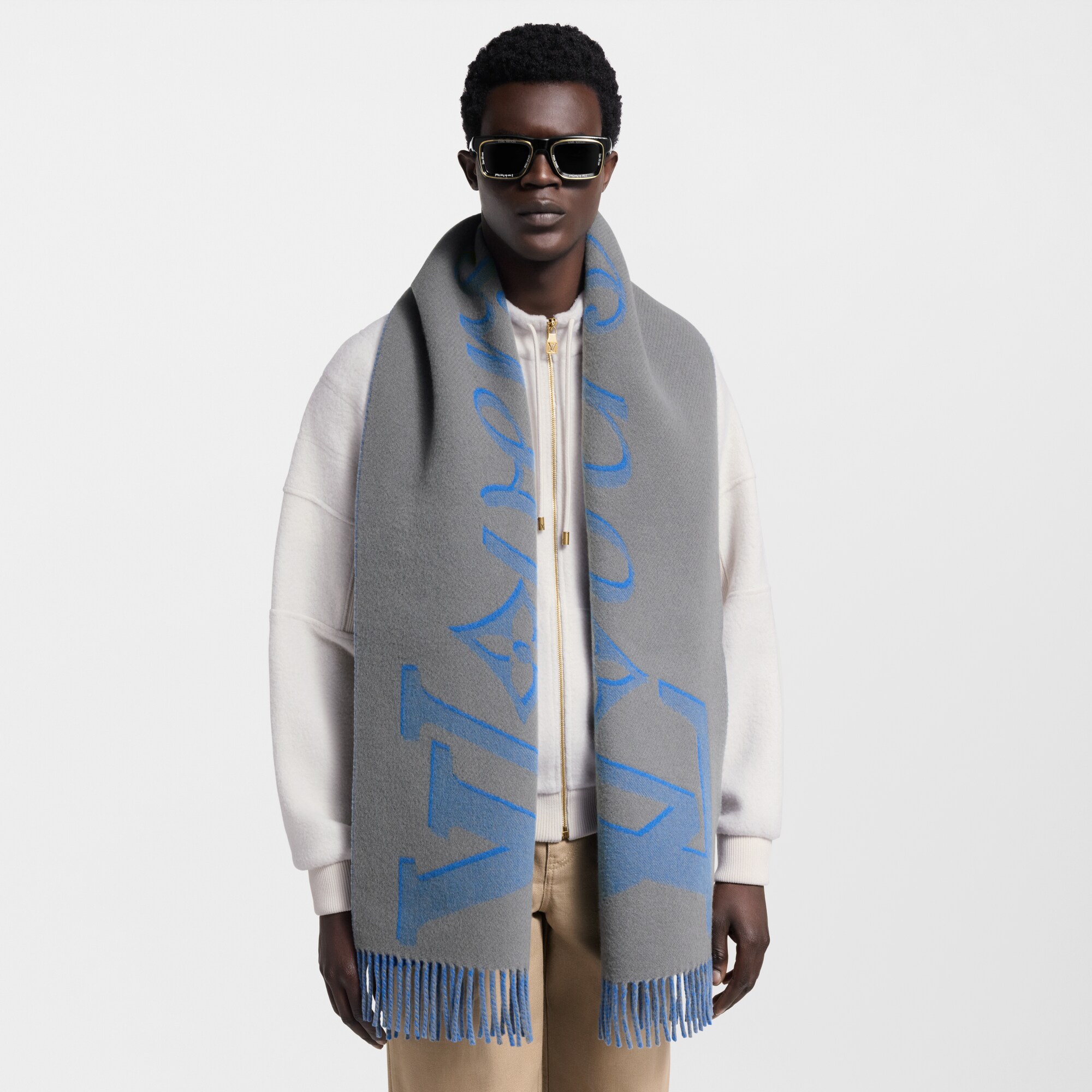 Bufanda LV Vers S00 Hombre Accesorios Bufandas | LOUIS VUITTON (Zoom de producto)